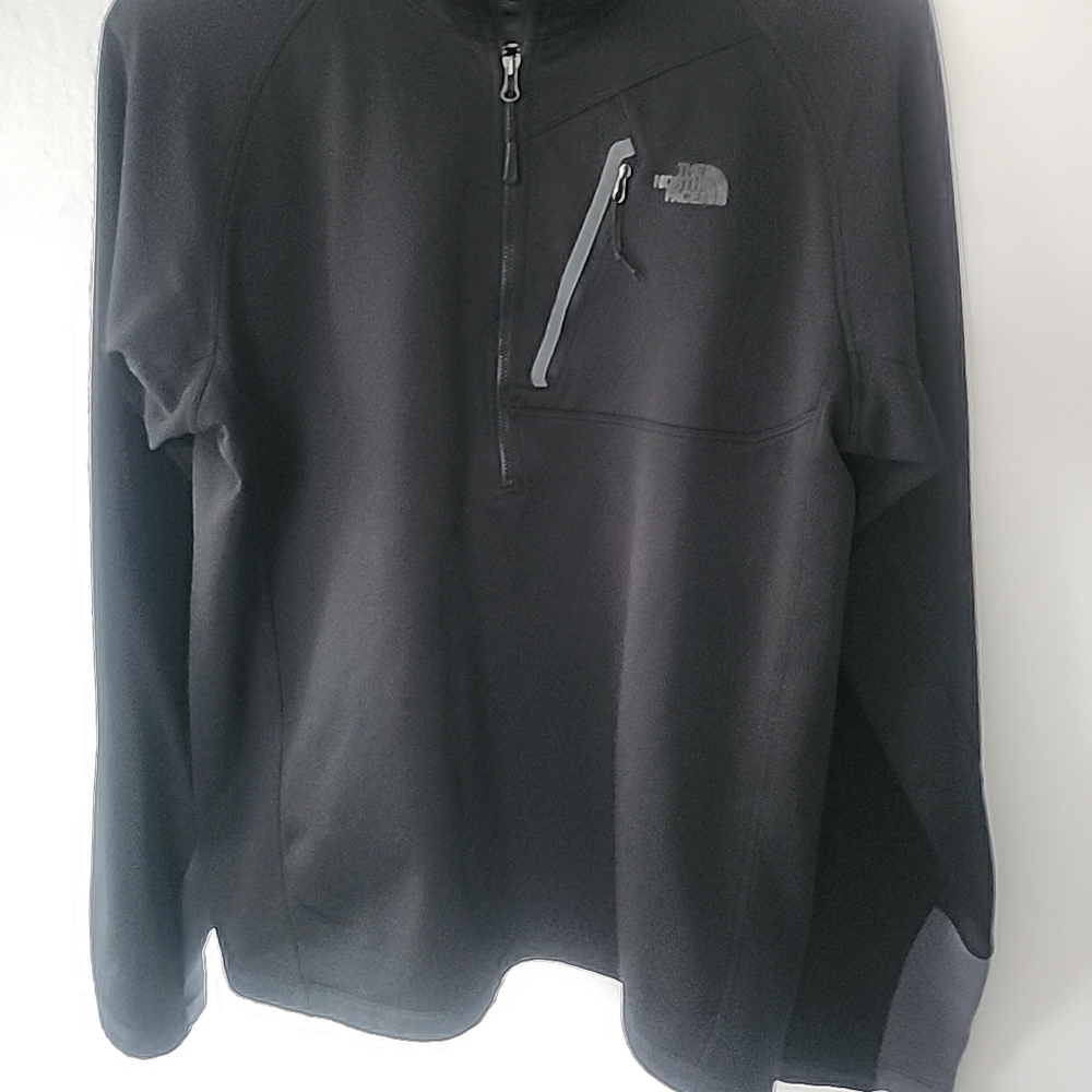 Mens The North Face Black Performance Jacket 3/4 Zip